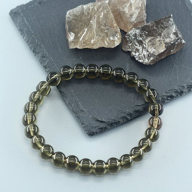 Bracelet en Perles - NaturalStoneBracelet™ - Cristal de thé